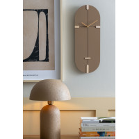 Nástenné hodiny Oxford Oval Karlsson KA6151BR, 20cm